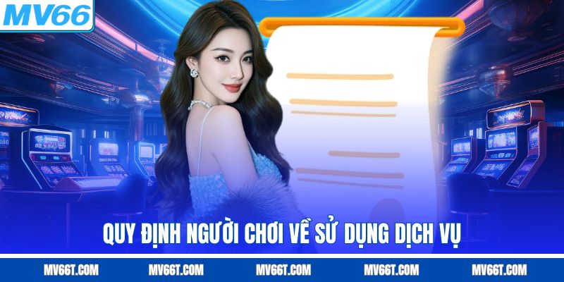 Quy định sử dụng dịch vụ của người chơi